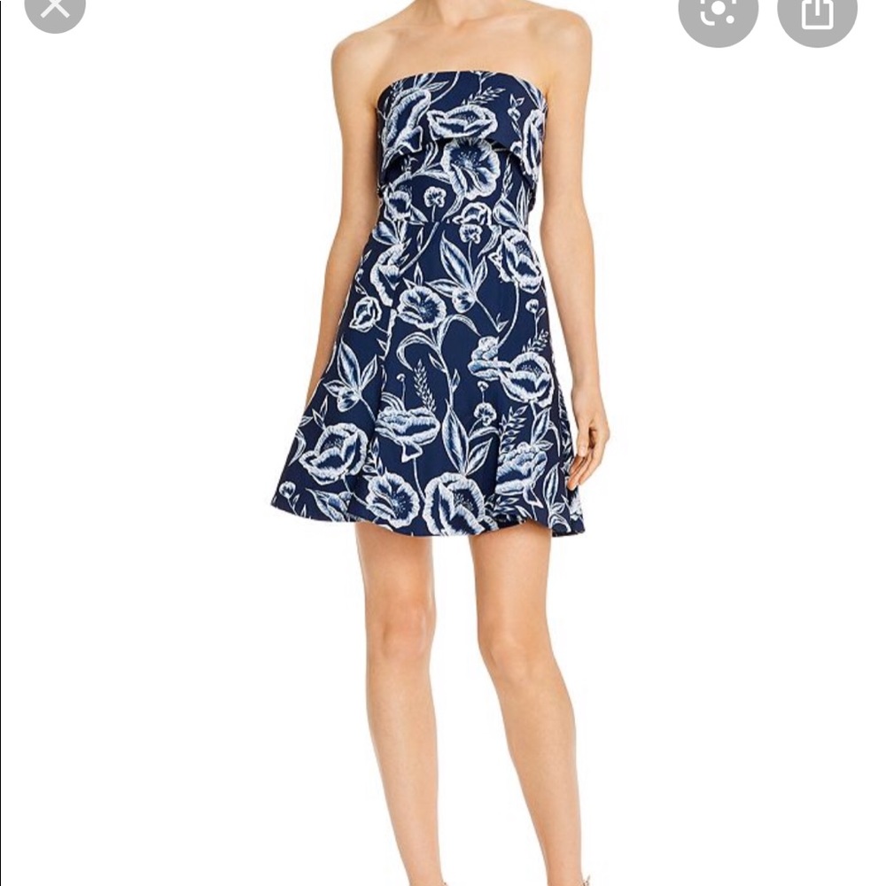 C/meo collective discretion mini dress in floral
